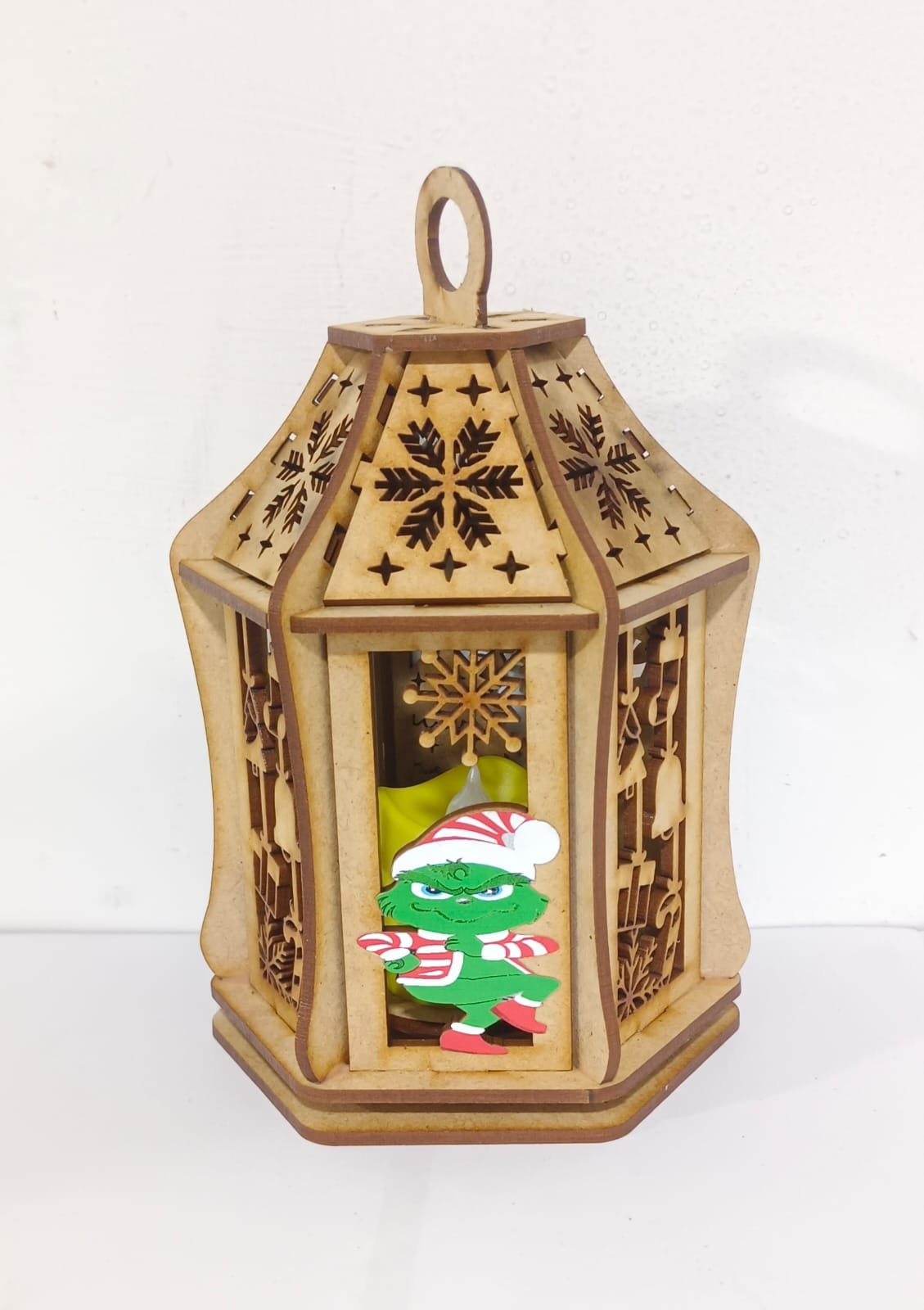 farol hexagonal Farol hexagonal para vela eléctrica